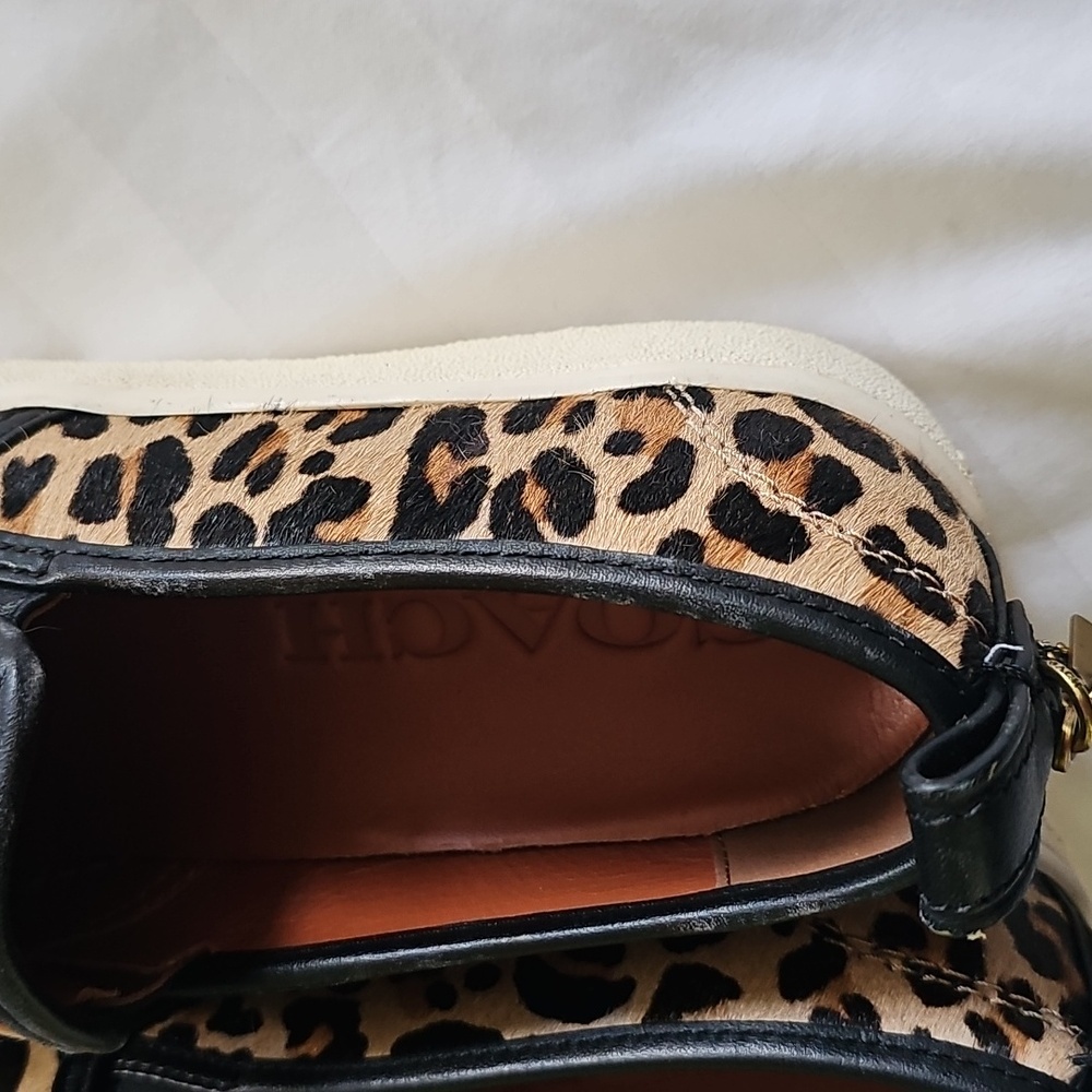 Coach Women's Leopard Patchwork Slip-On Shoes - image 3